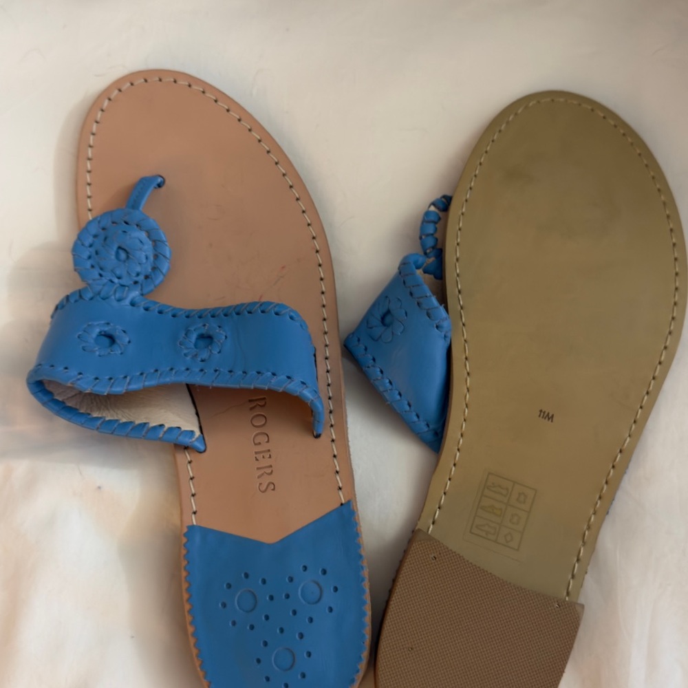 Jack Rogers Blue Sandals